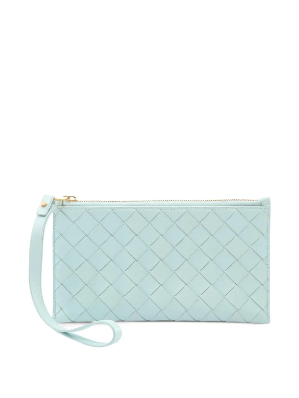 Bottega Veneta Pre-Owned 2010s Intrecciato wristlet mini bag - Blu