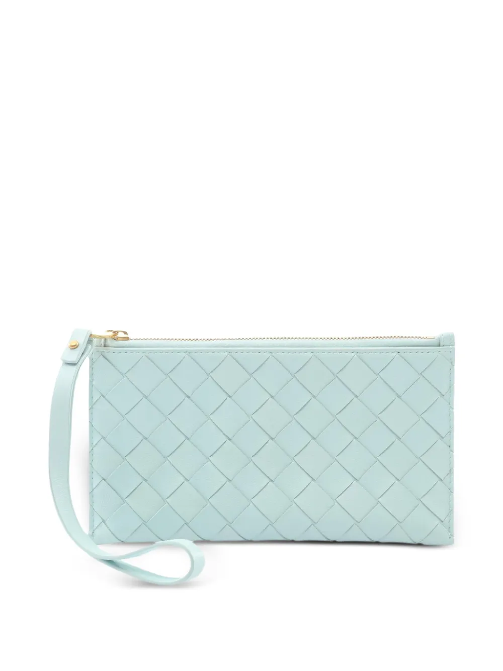 Bottega Veneta Pre-Owned 2010s Intrecciato wristlet mini bag - Blu