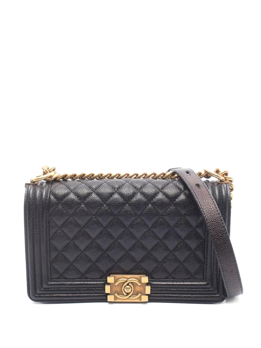 CHANEL Pre-Owned Borsa a spalla Boy Chanel trapuntata 2015 - Nero