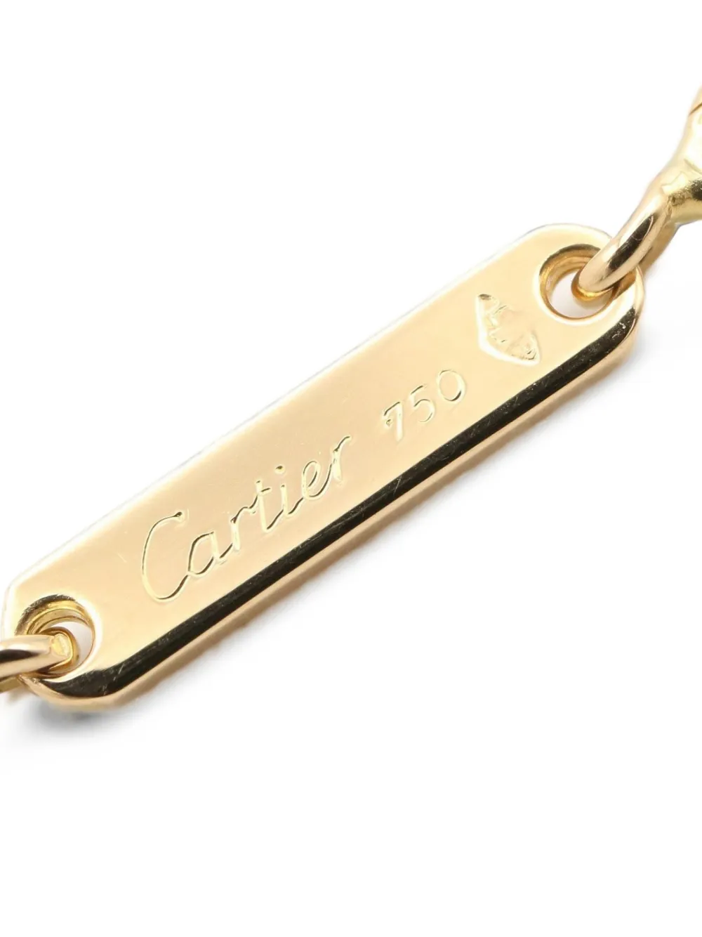 CARTIER Pre-owned 2010s Trinity Thread Necklace In 金色