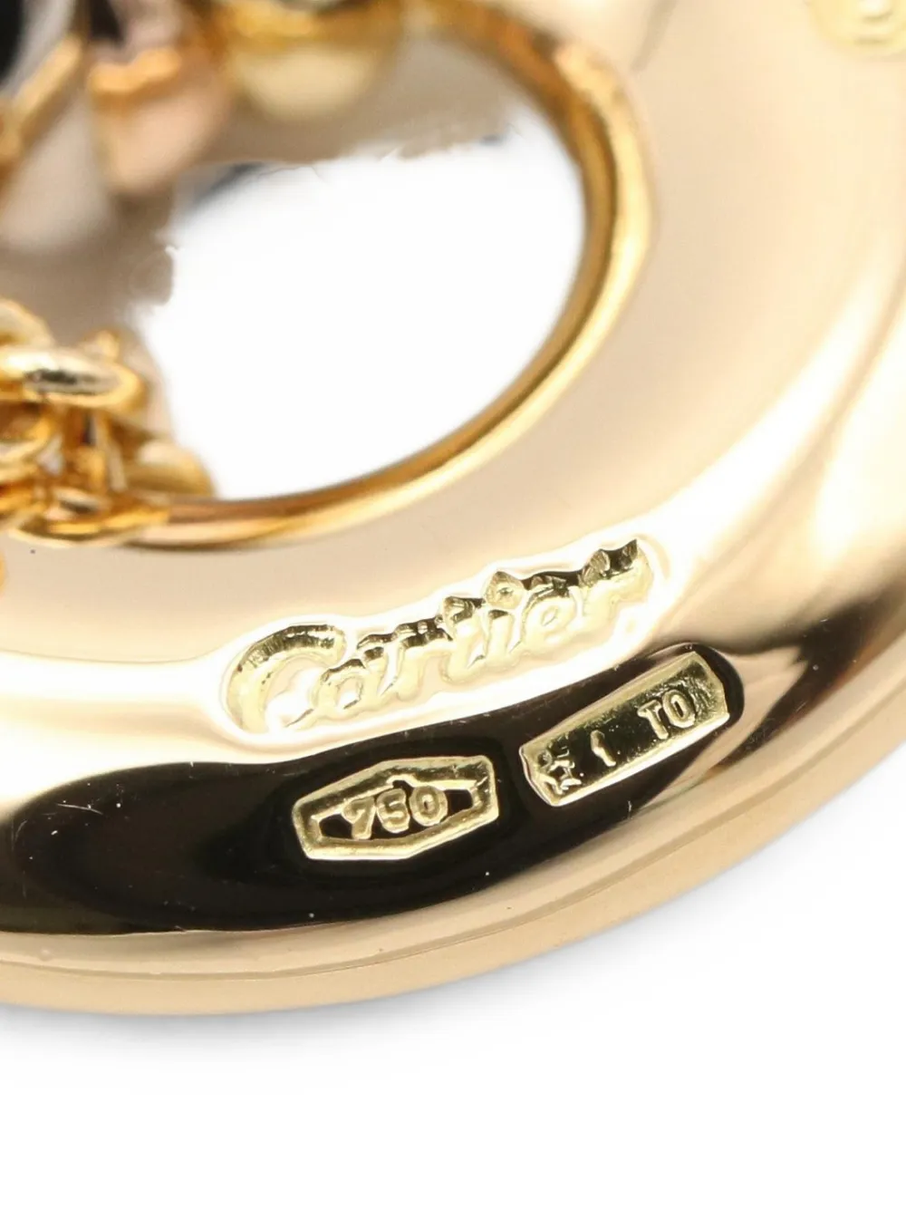 CARTIER Pre-owned 2010s Trinity Thread Necklace In 金色