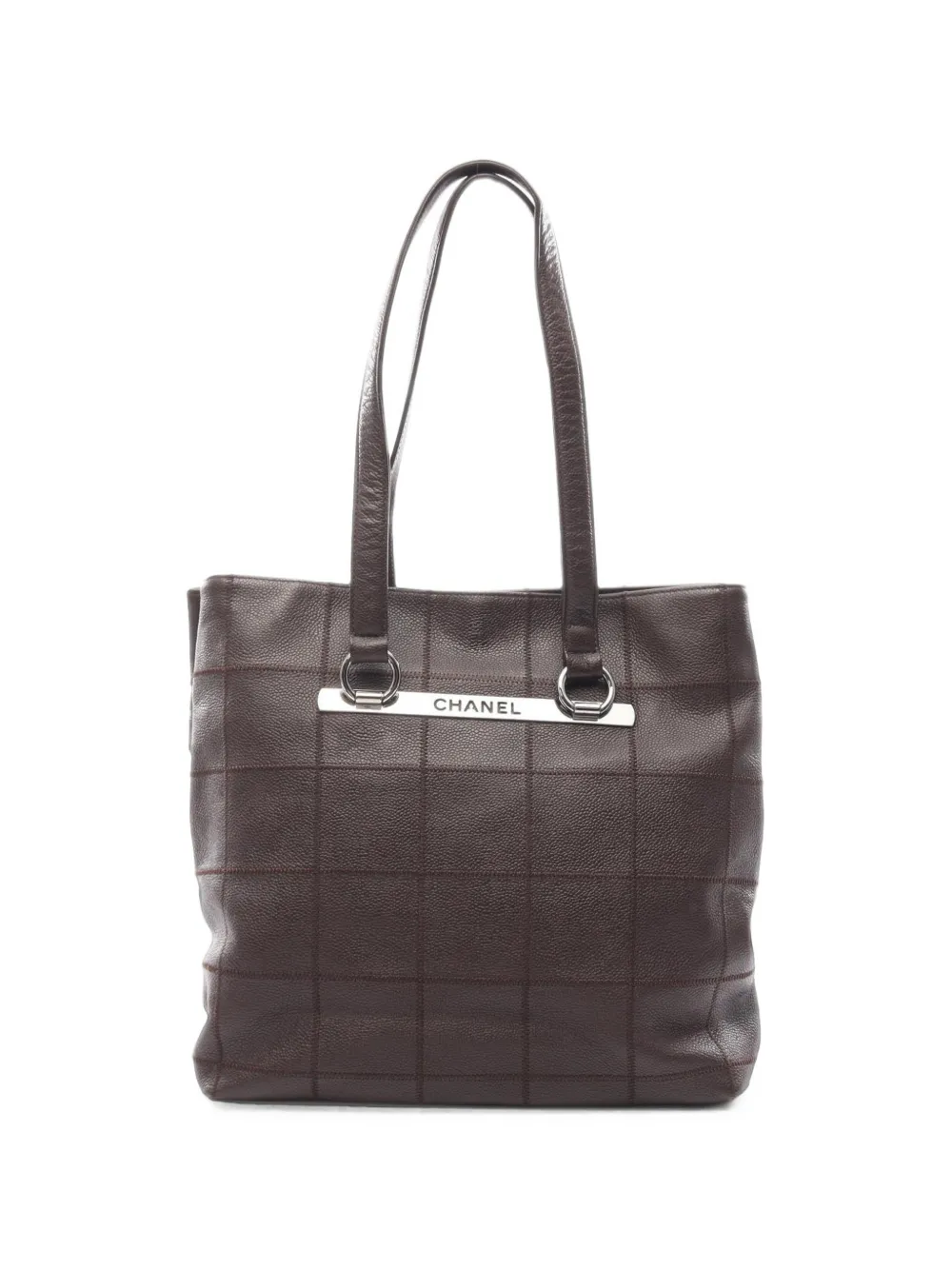 CHANEL Pre-Owned 2004-2005 Chocolate Bar tote bag - Braun