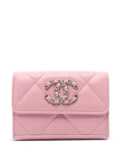 CHANEL Pre-Owned Dizeneuf quilted trifold wallet