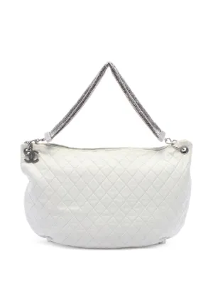 CHANEL Pre-Owned キルティング バニティバッグ | ホワイト | FARFETCH JP