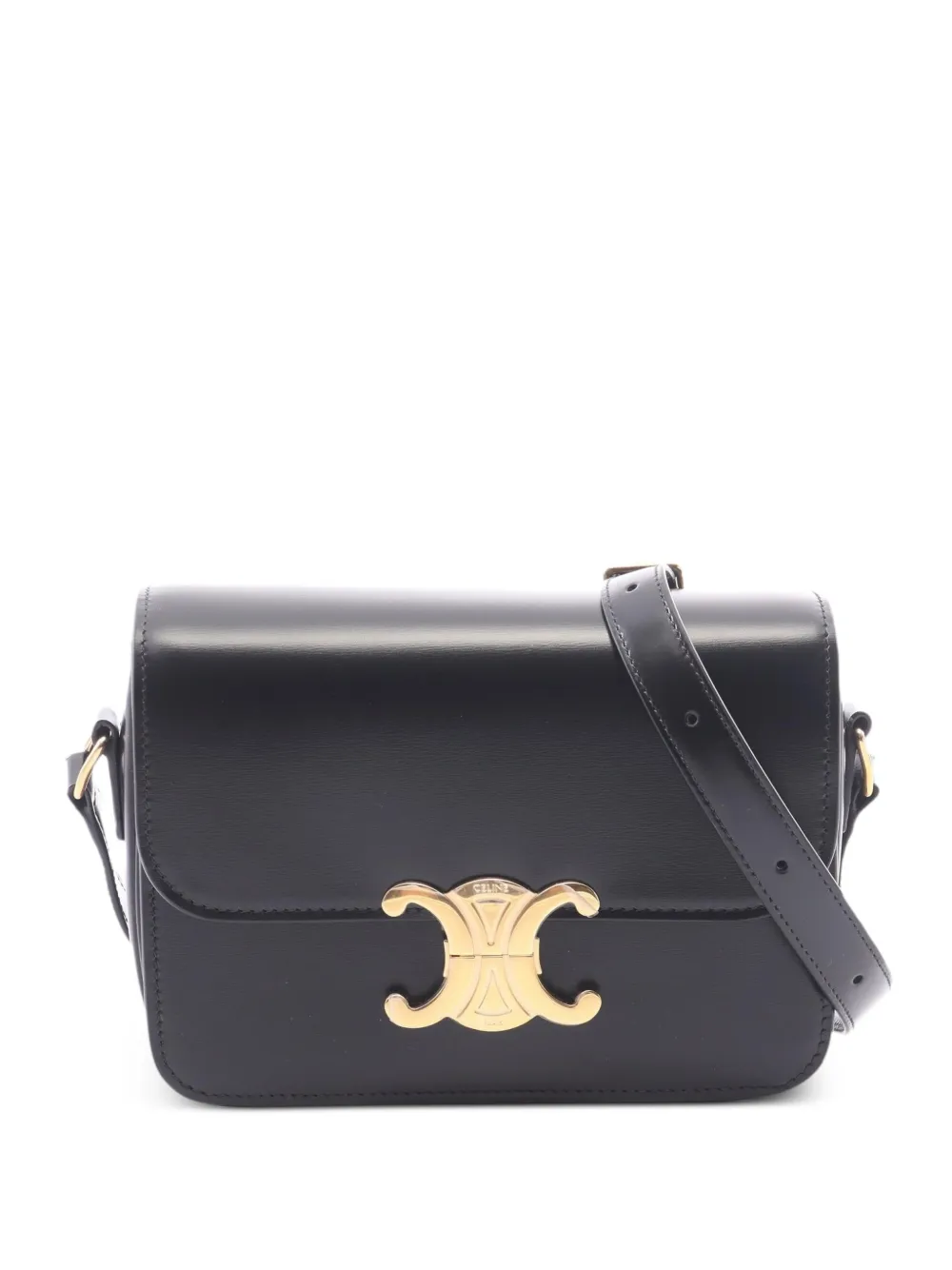 Celine Pre-Owned 2020s Teen Triomphe shoulder bag - Nero