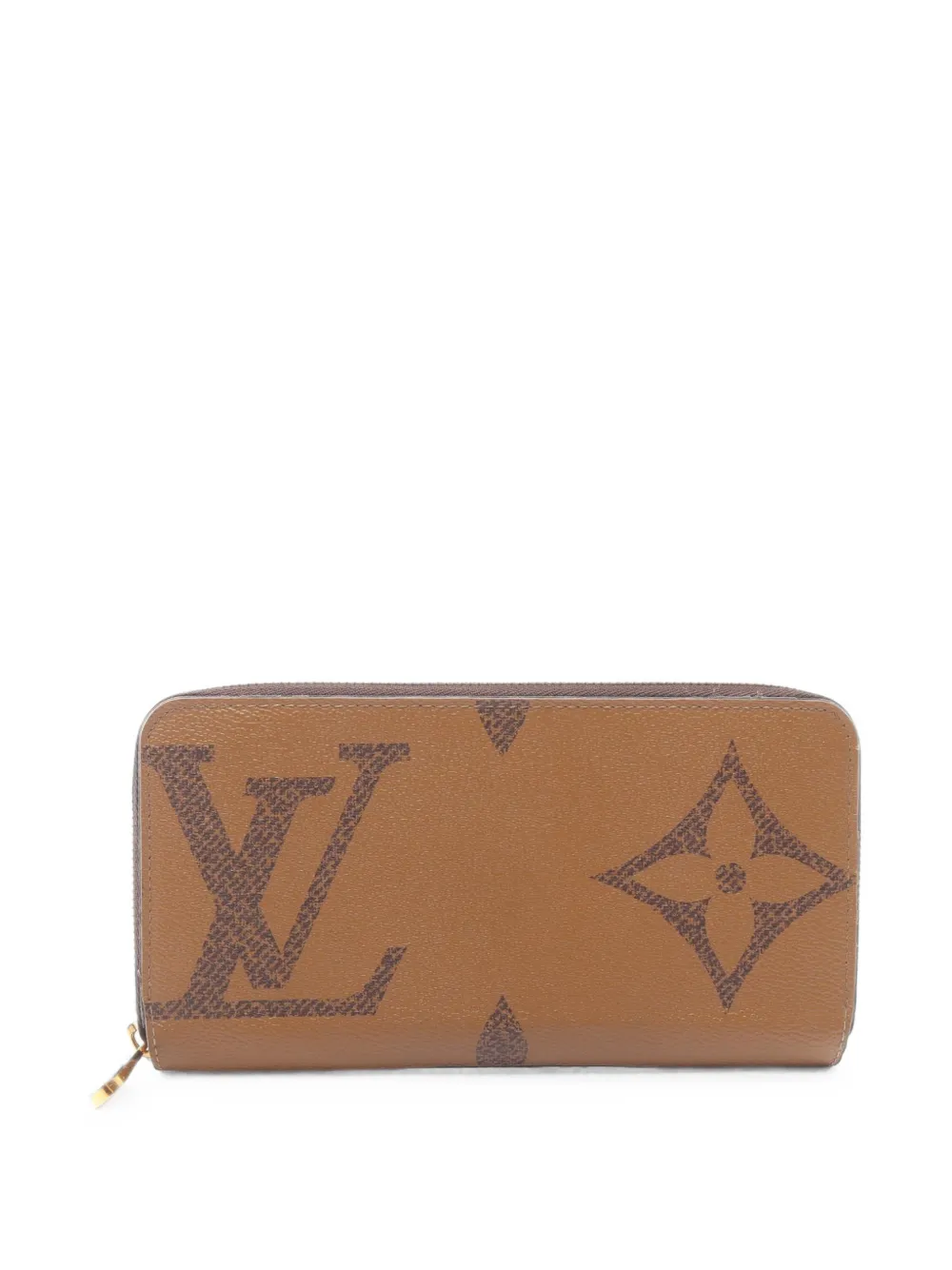 Louis Vuitton Pre-Owned 2021s Zippy Monogram giant reverse wallet - Marrone