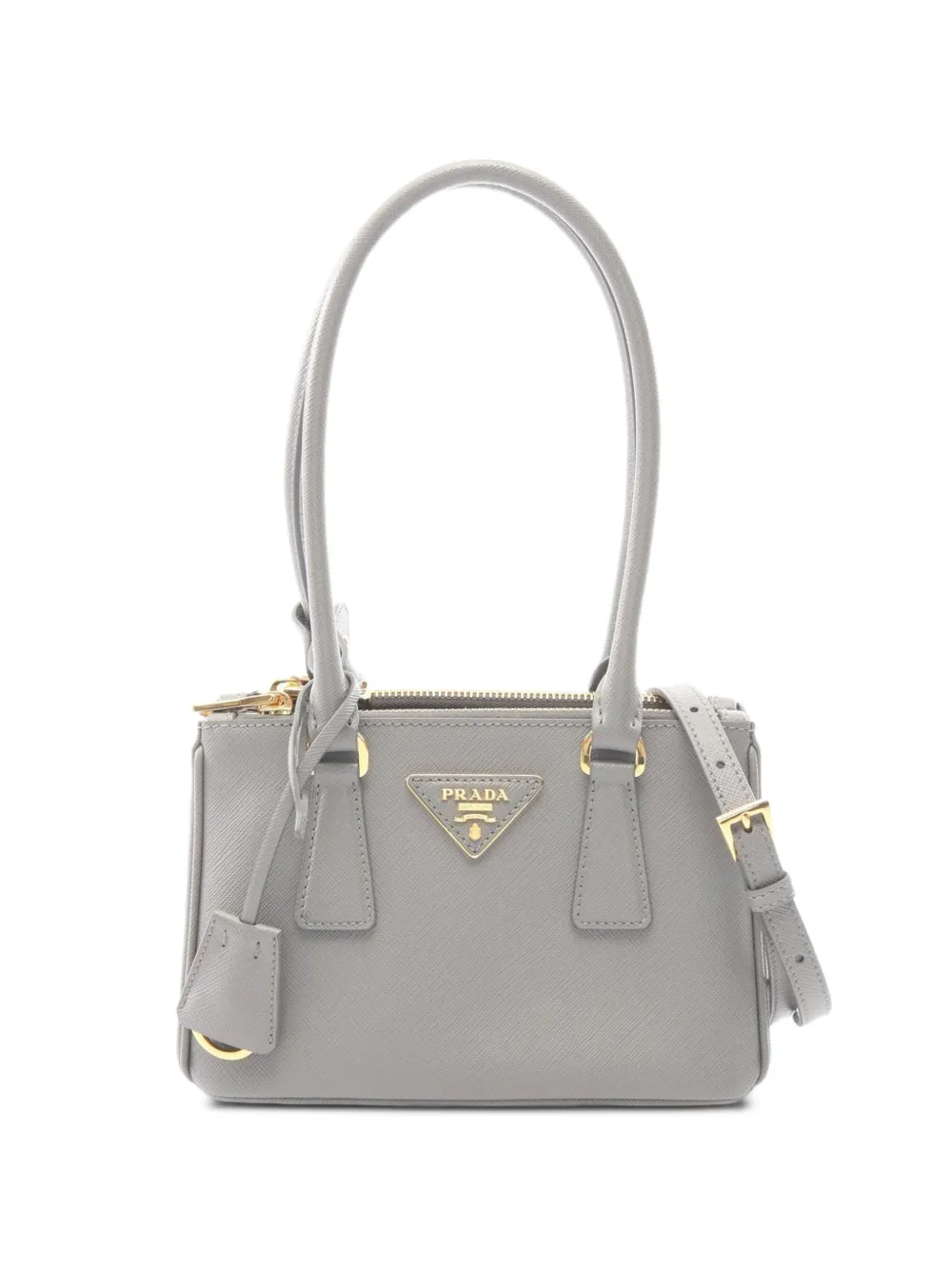 Prada Pre-Owned 2010s Galleria Saffiano Lux mini bag - Grigio
