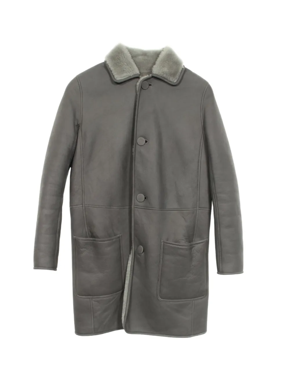 Celine Pre-Owned 2000s reversible coat - Grigio