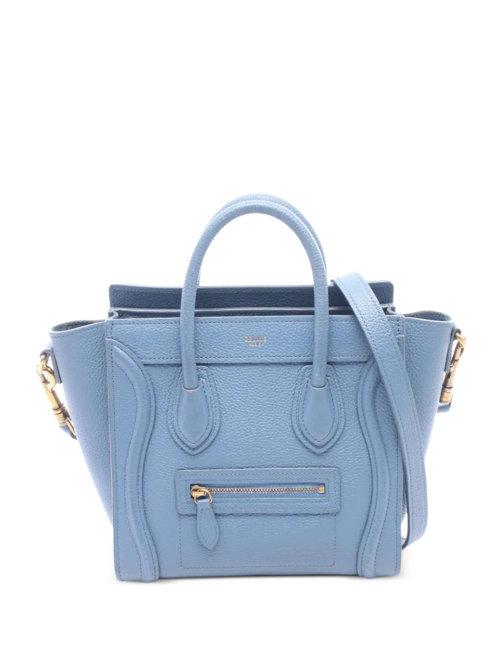Celine Pre-Owned Borsa tote Luggage Nano anni 2000 - Blu
