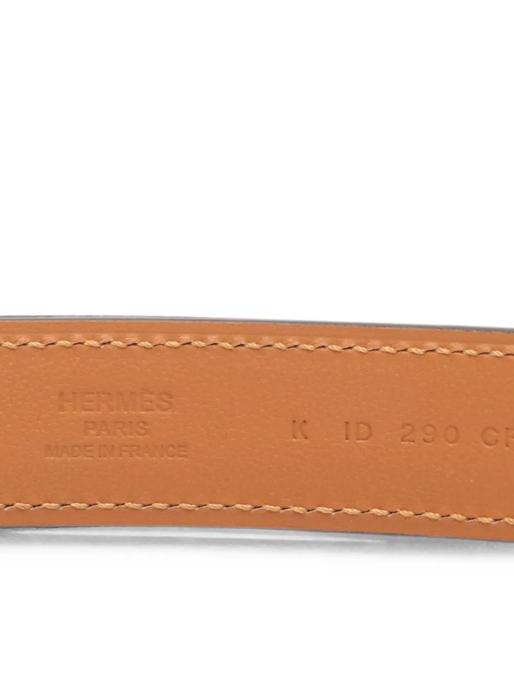 Pre-owned Hermes Medor Pyramid-stud Belt In Black