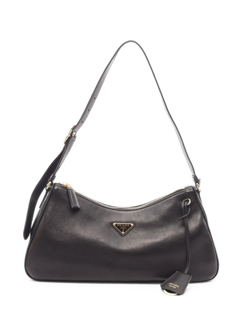 Prada Pre-Owned Borsa a spalla Aimée anni 2020 - Nero