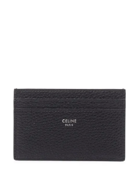 Celine Pre-Owned 2020s medium grained leather card holder