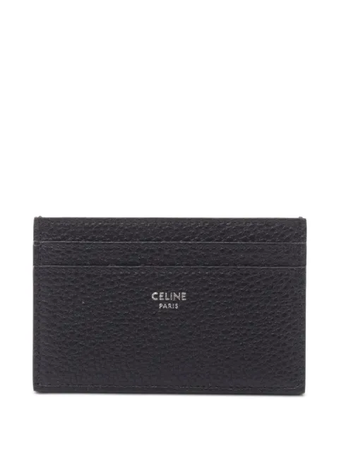 Celine Pre-Owned 2020s medium grained leather card holder