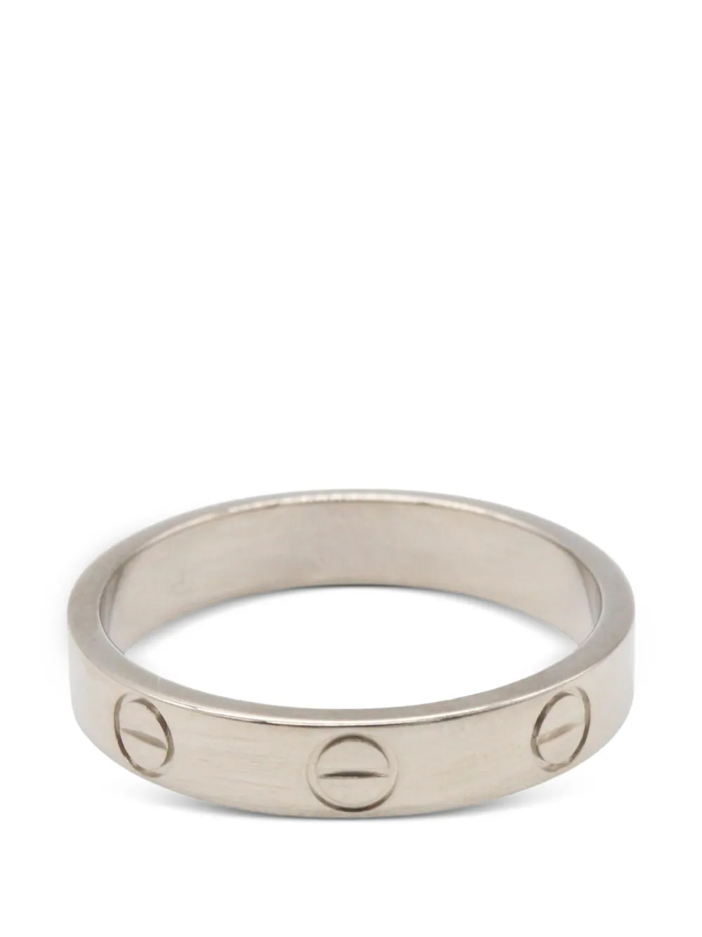 Cartier 2010s mini Love Ring - Silber