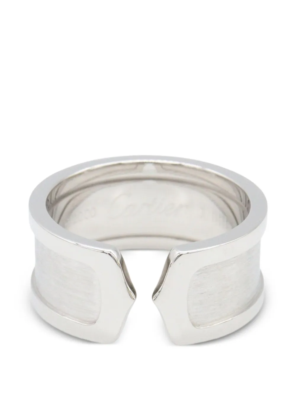 Cartier Anello C2 grande anni 2010 - Argento