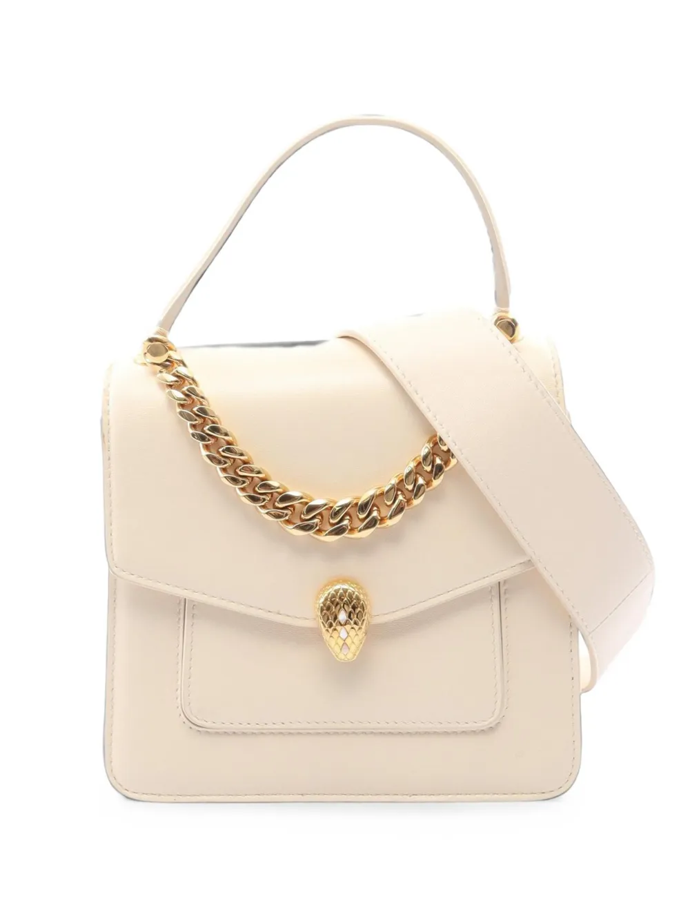Bvlgari Pre-Owned 2000s Serpenti Forever mini bag - Nude