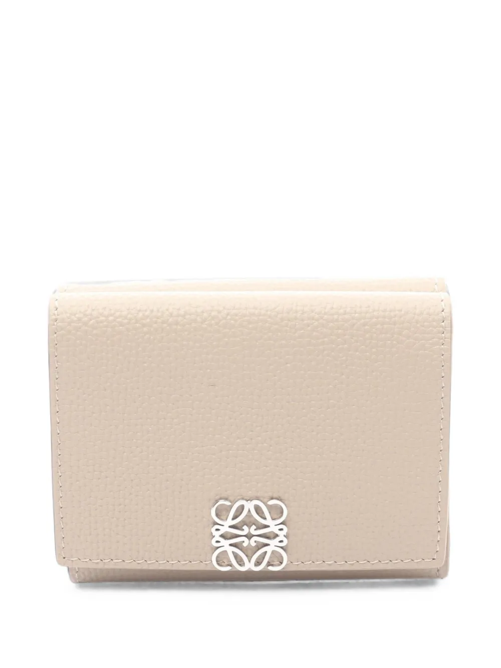 Loewe Pre-Owned 2020s Anagram Trifold wallet - Nude