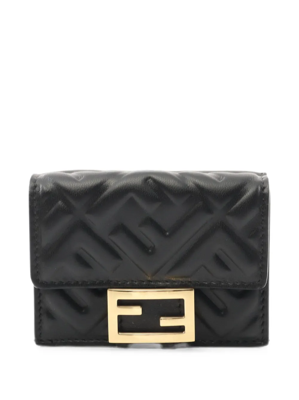 Fendi Pre-Owned 2020s FF-embossed wallet - Schwarz
