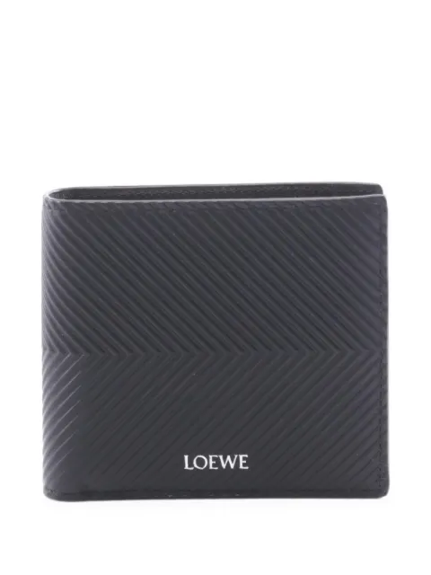Loewe Pre-Owned 2020s chevron-pattern bifold wallet