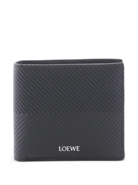 Loewe Pre-Owned cartera plegable con motivo chevron 2020
