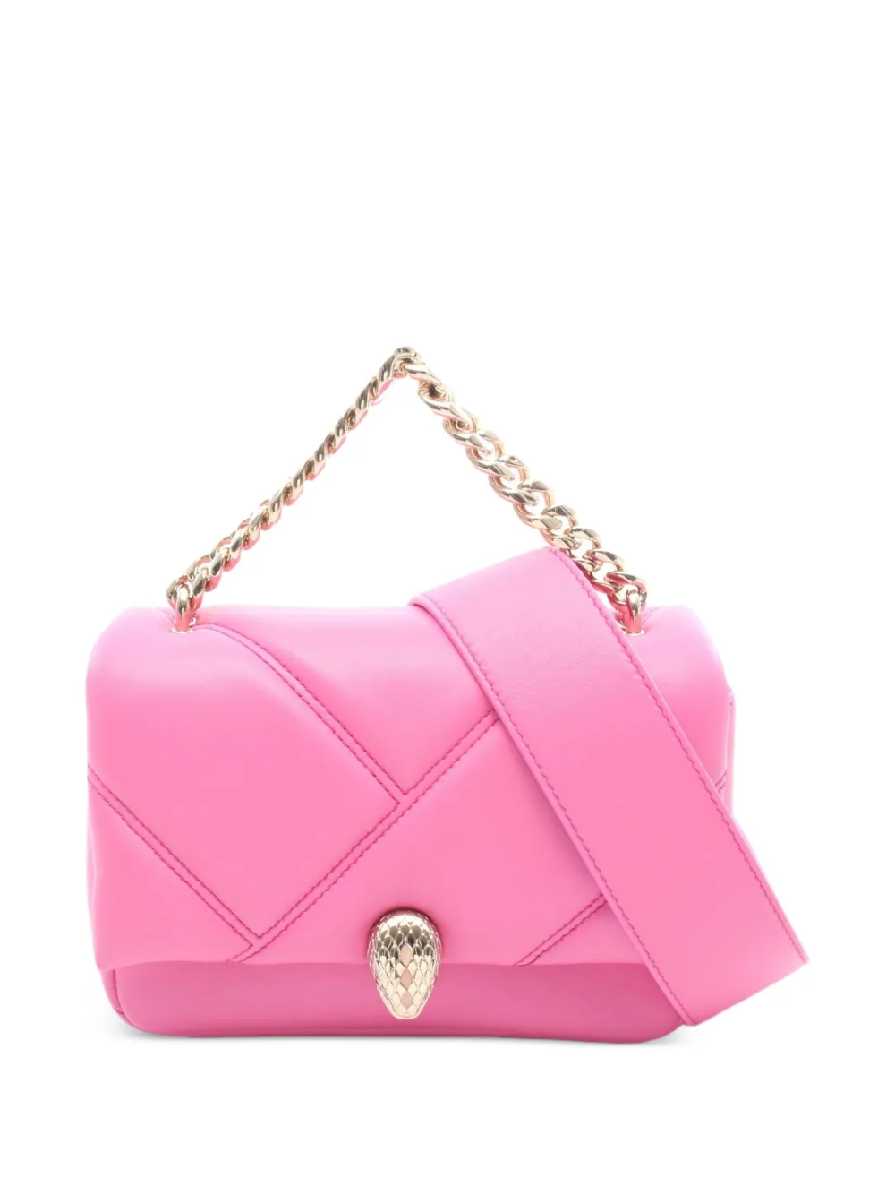 Bvlgari Pre-Owned 2010s Serpenti Cabochon shoulder bag - Pink