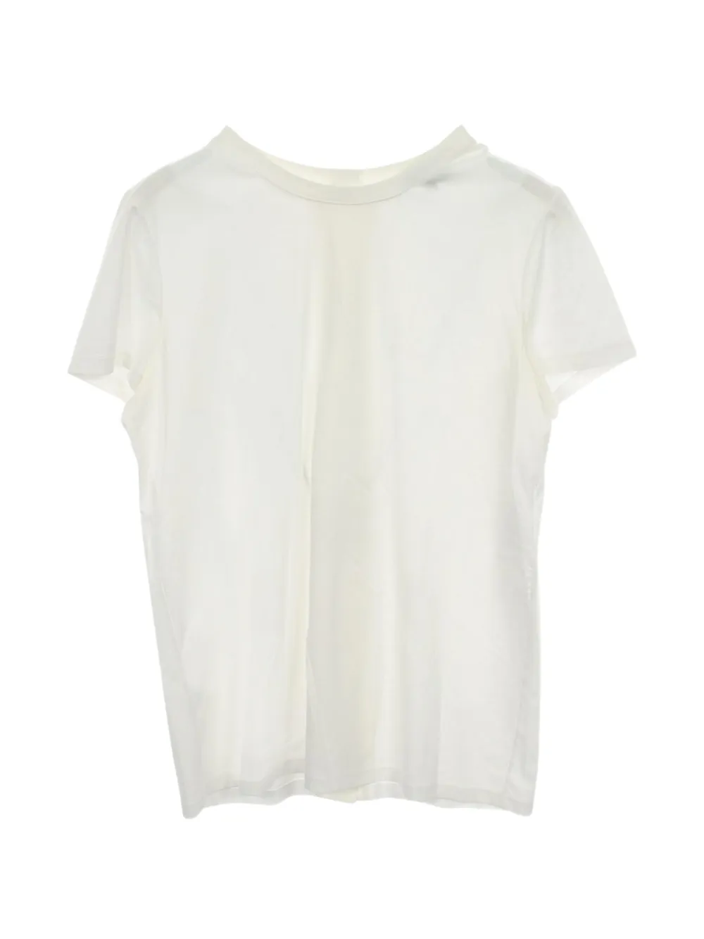 CHANEL Pre-Owned 1986-1988 Cocomark button T-shirt - Bianco