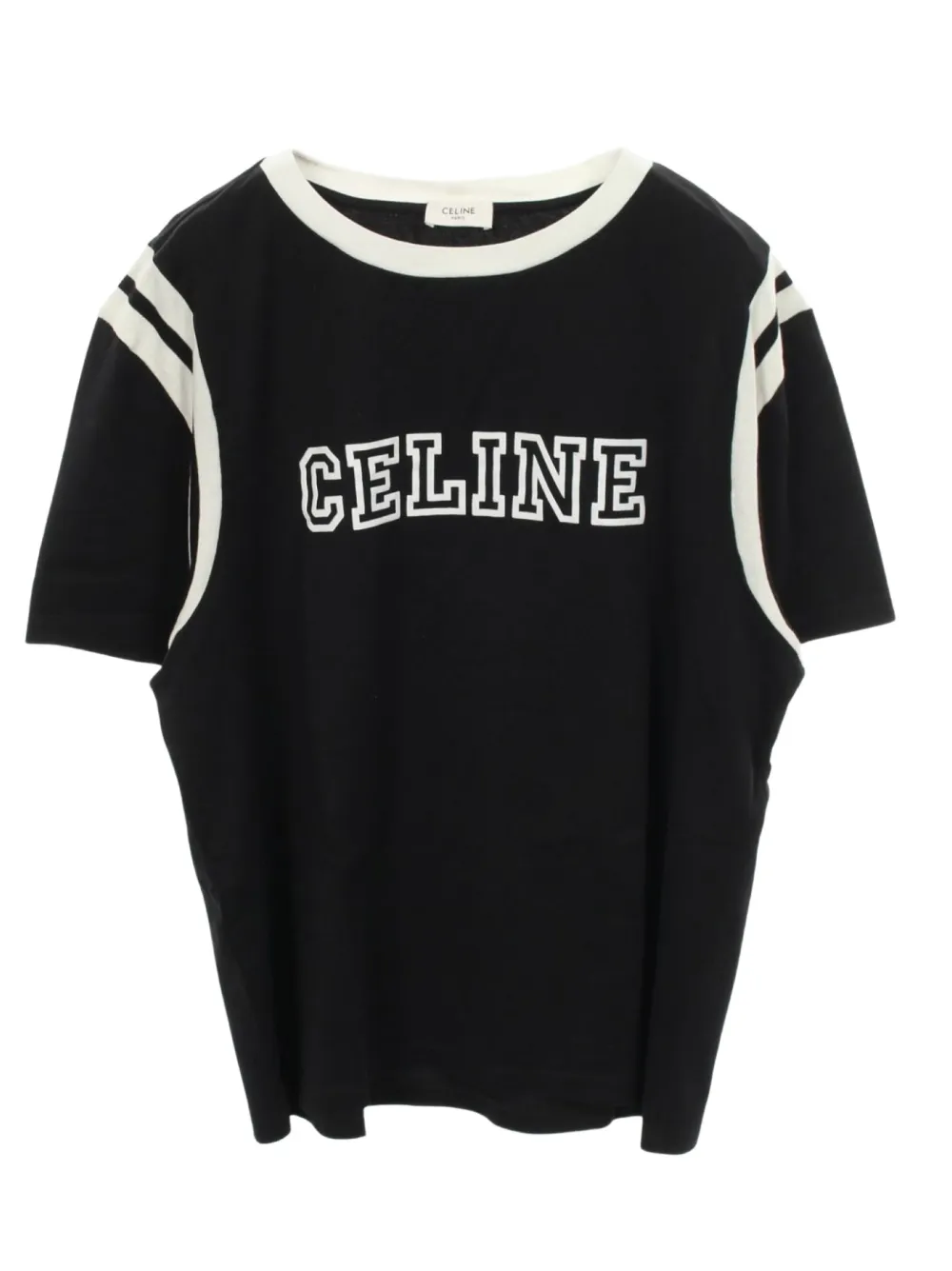 Celine Pre-Owned 2000s logo-print T-shirt - Nero