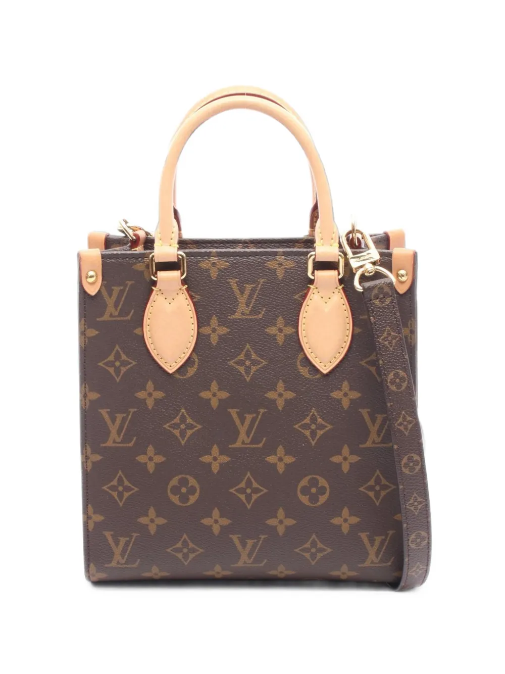 Louis Vuitton Pre-Owned 2021s BB Sacpla Monogram canvas tote bag - Braun