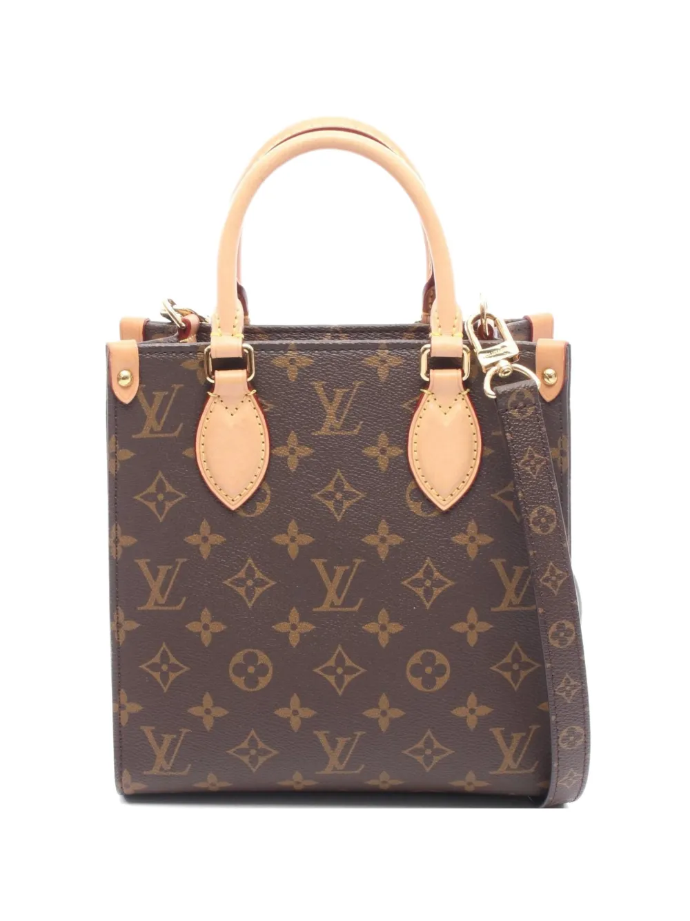 Louis Vuitton Pre-Owned 2021s BB Sacpla Monogram canvas tote bag - Marrone
