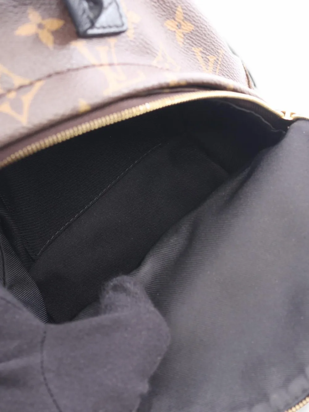 Pre-owned Louis Vuitton Mini Palm Springs Monogram Backpack In Brown