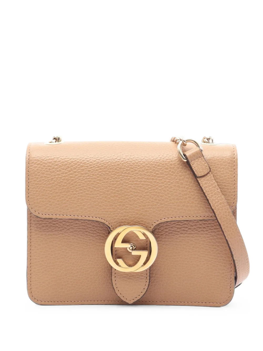 Gucci Pre-Owned 2010s Interlocking G shoulder bag - Nude