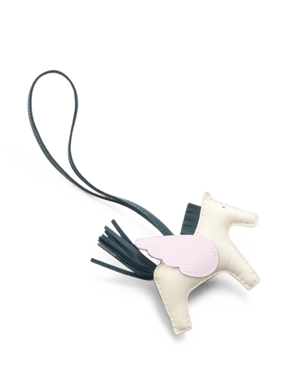 Hermès Pre-Owned 2022 Rodeo Pegasus bag charm - Nude