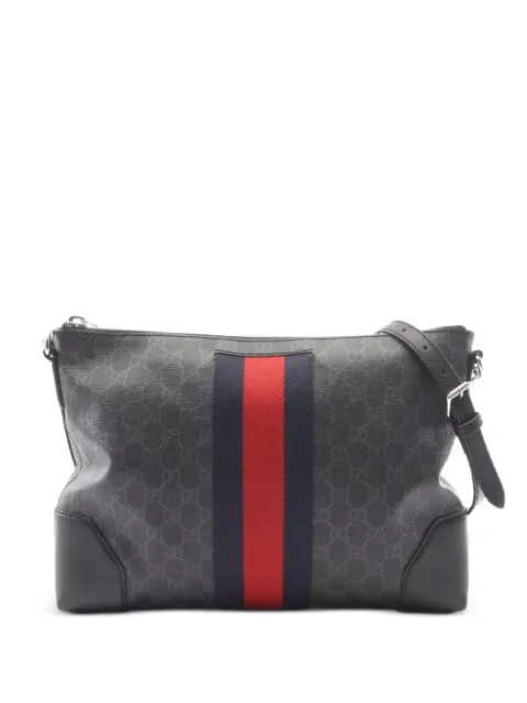 Gucci Pre-Owned 2010s GG Supreme Web messenger bag