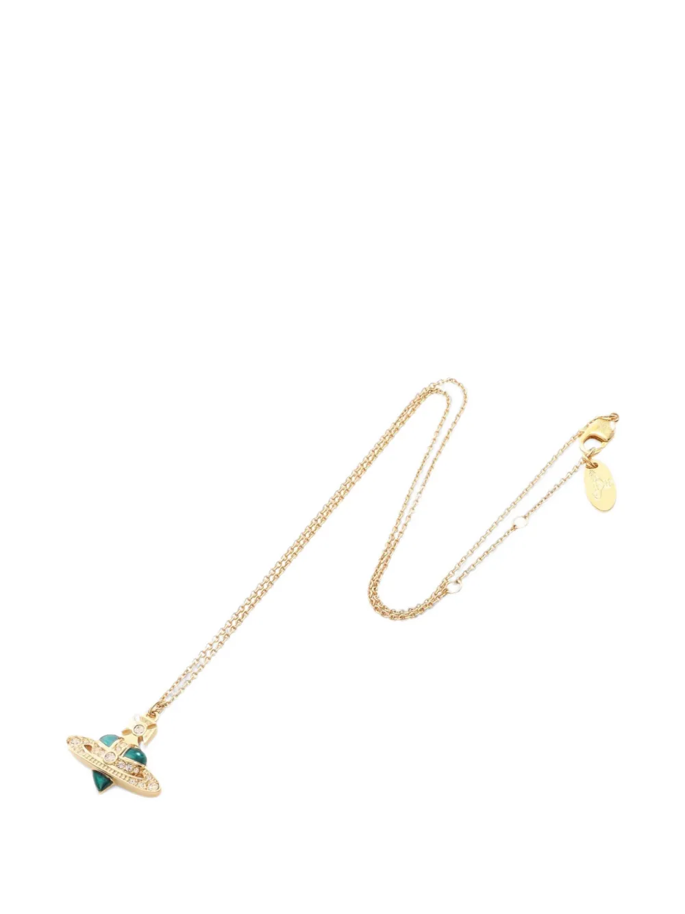 Vivienne Westwood Pre-Owned 2020s Orb heart necklace - Oro