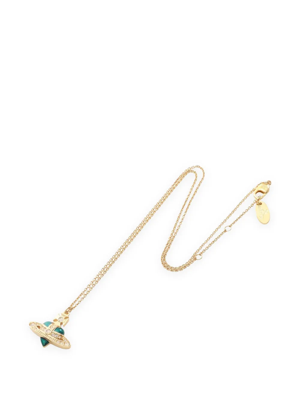 Vivienne Westwood Pre-Owned 2020s Orb heart necklace - Oro