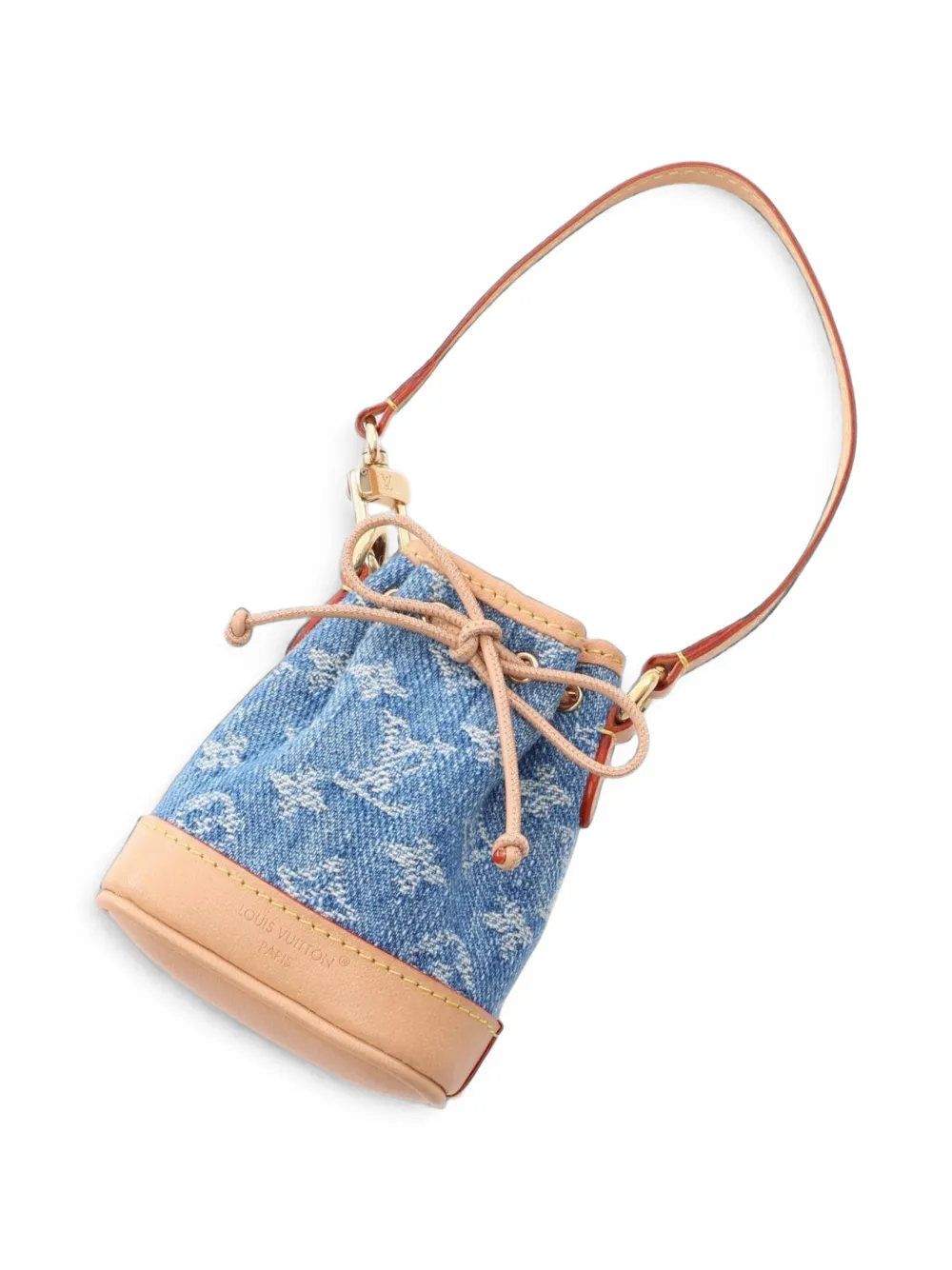 Louis Vuitton Pre-Owned 2023 Micronoe Monogram bag charm - Blu