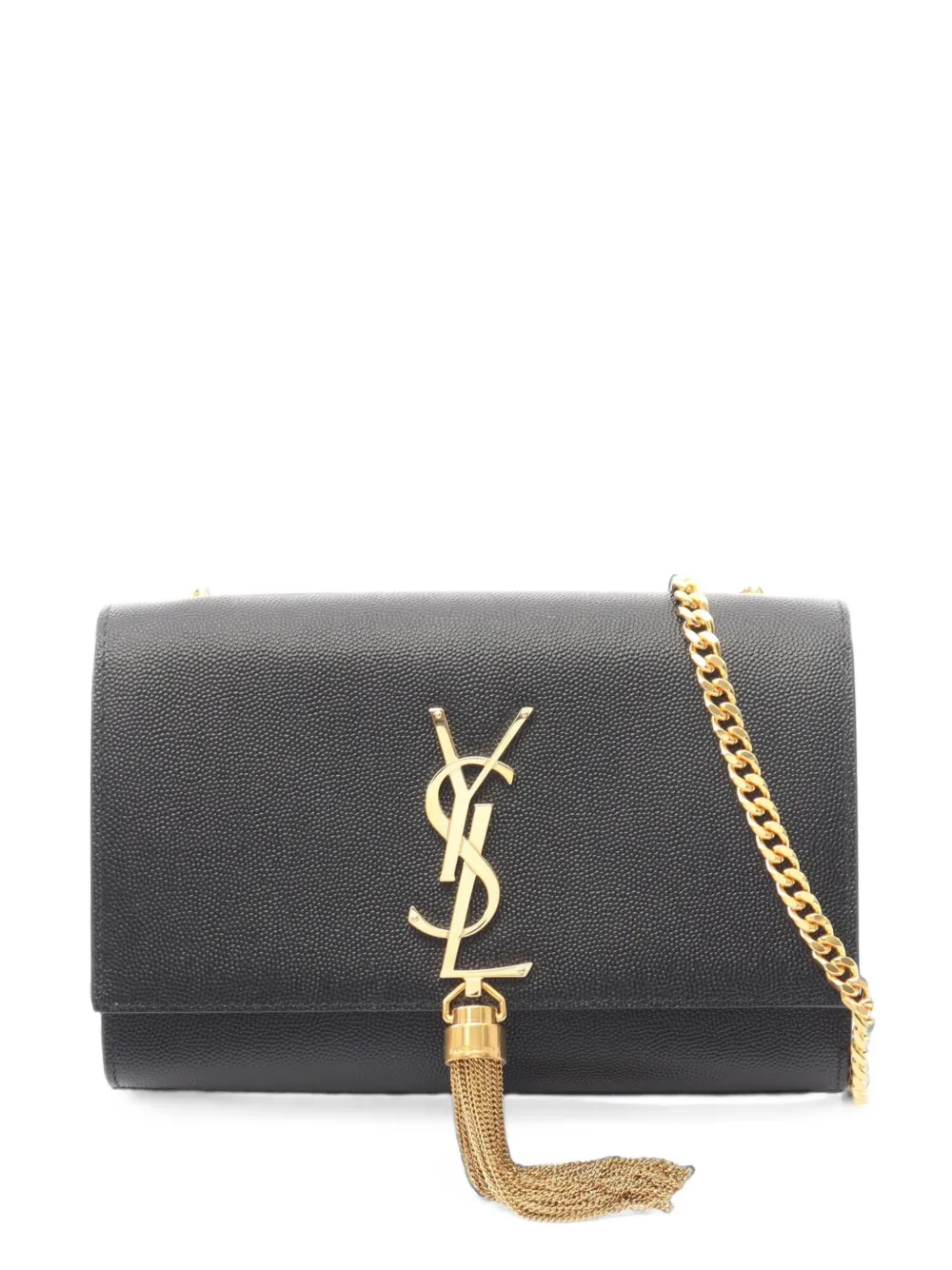 Saint Laurent Pre-Owned 2020s small Kate tassel chain cross body bag - Schwarz