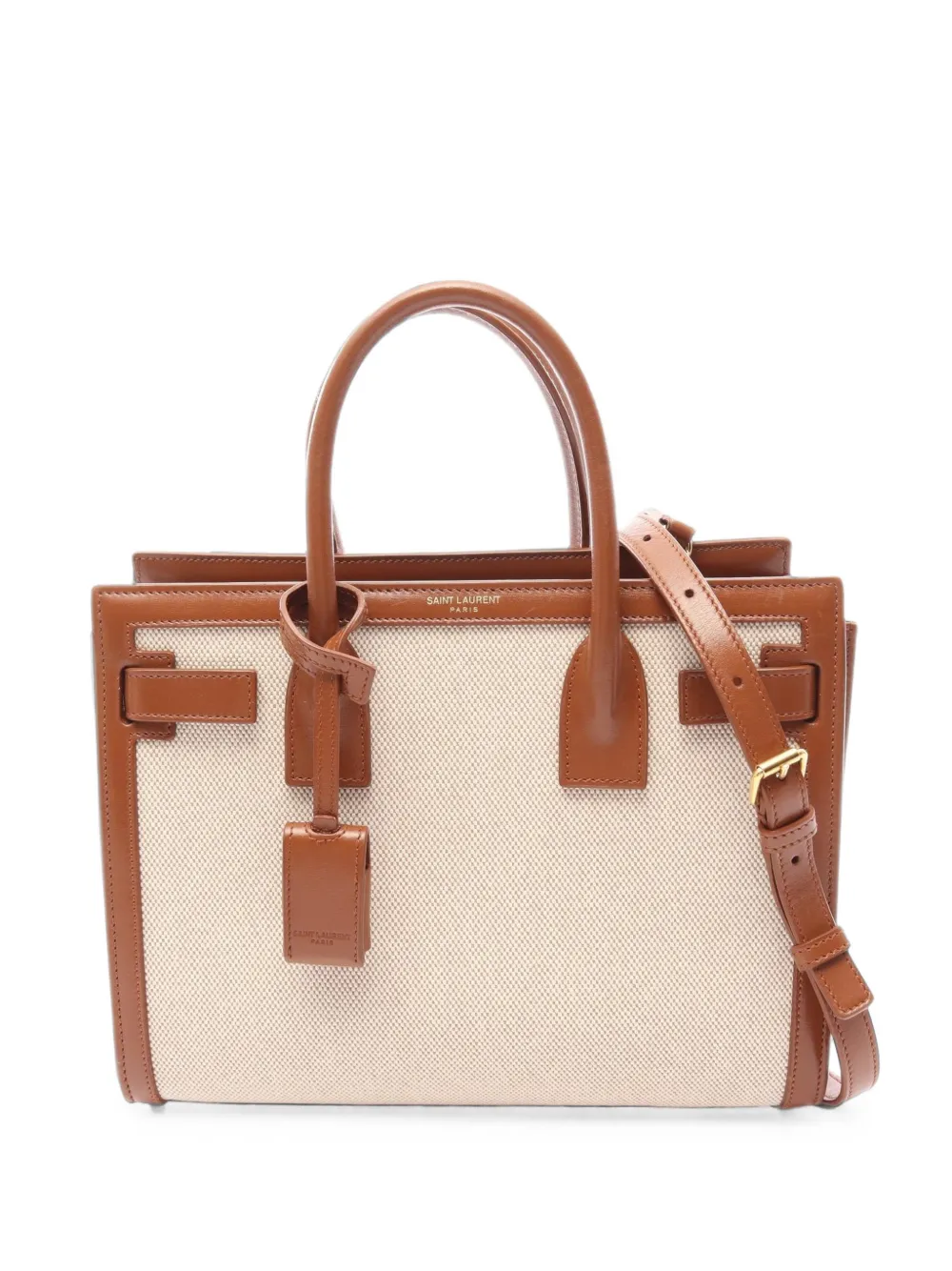 Saint Laurent Pre-Owned 2010s baby Sac De Jour handbag - Nude