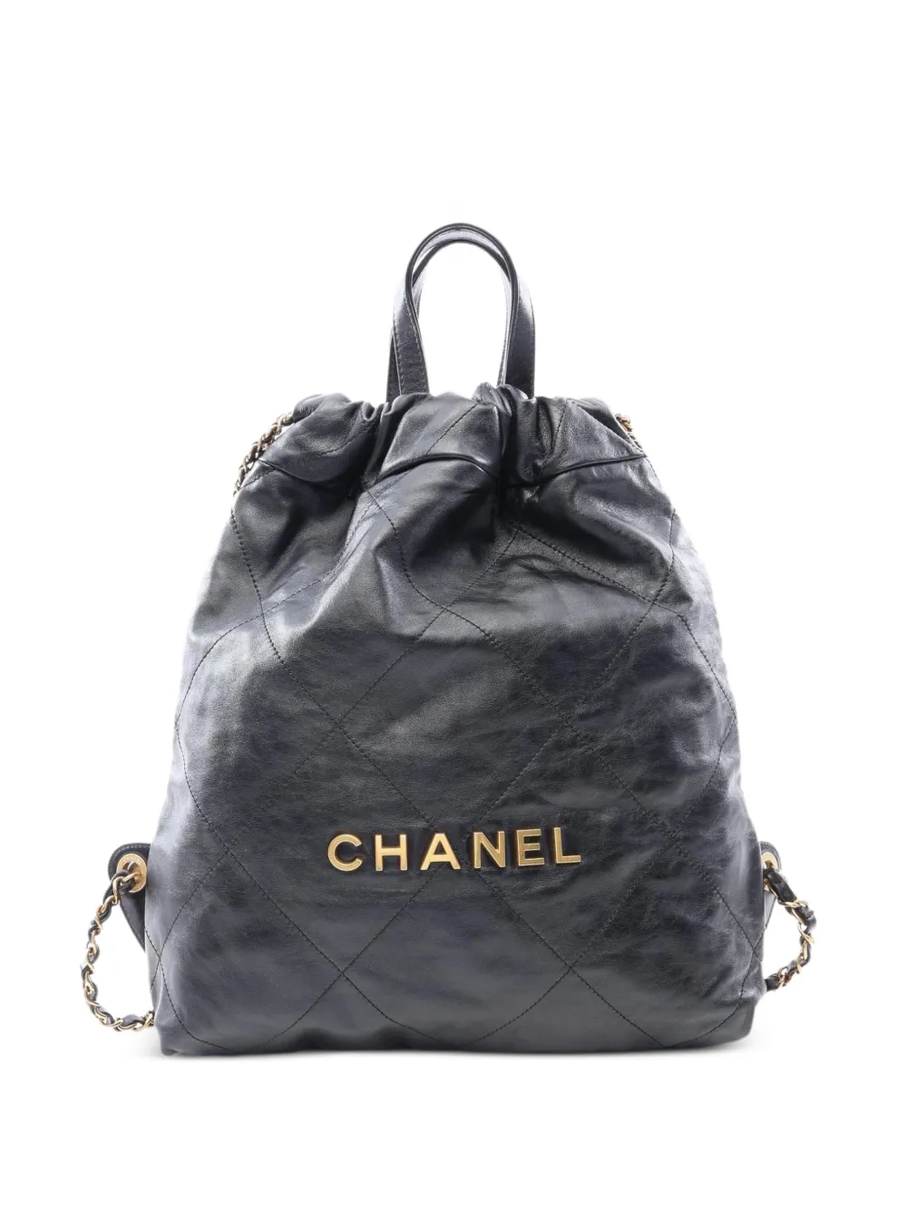 CHANEL Pre-Owned 2021 22 quilted leather backpack - Nero