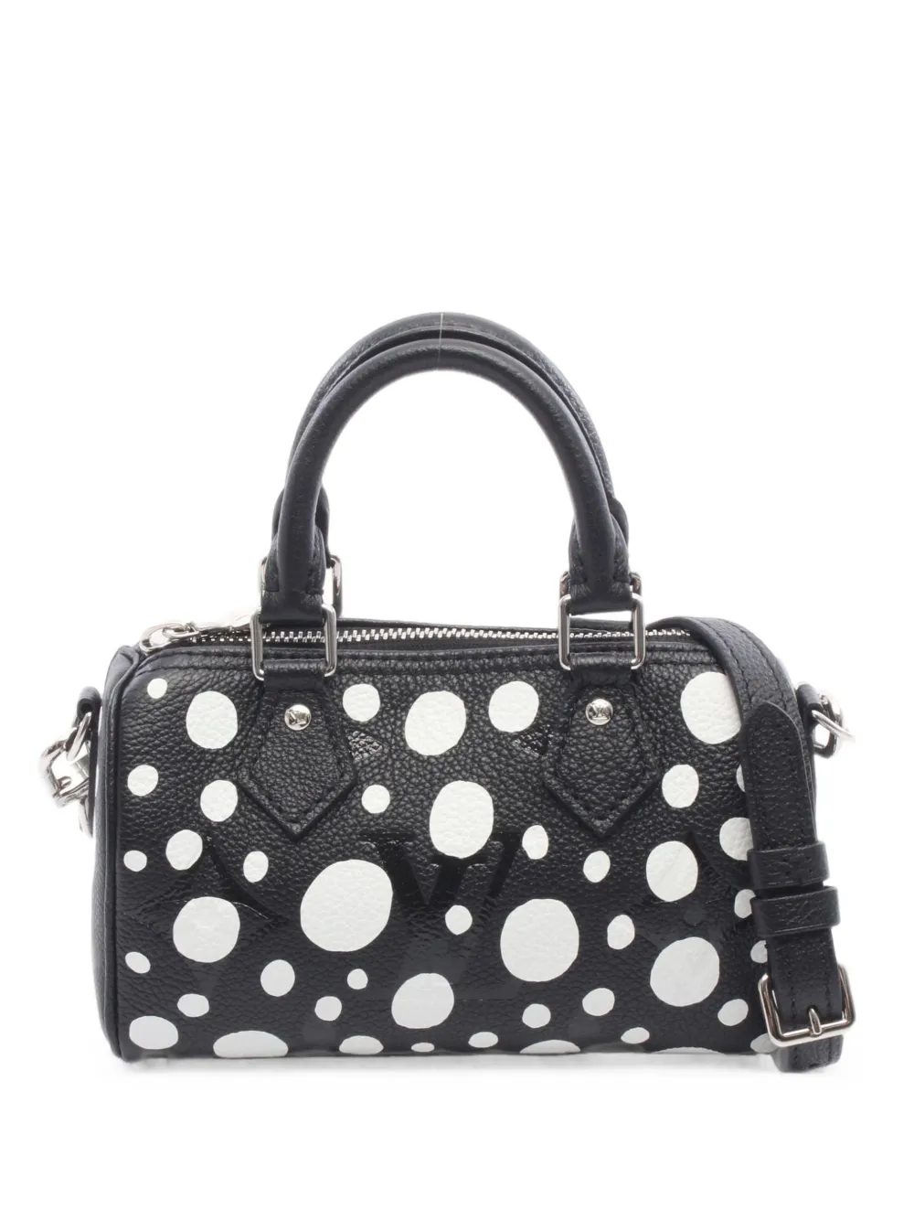 Louis Vuitton Pre-Owned × Yayoi Kusama Borsa tote Infinity Dot Speedy nano anni 2010 - Nero
