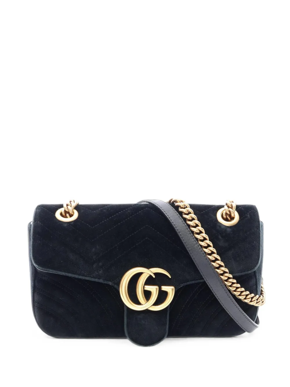 Gucci Pre-Owned 2000s GG Marmont quilted shoulder bag - Schwarz