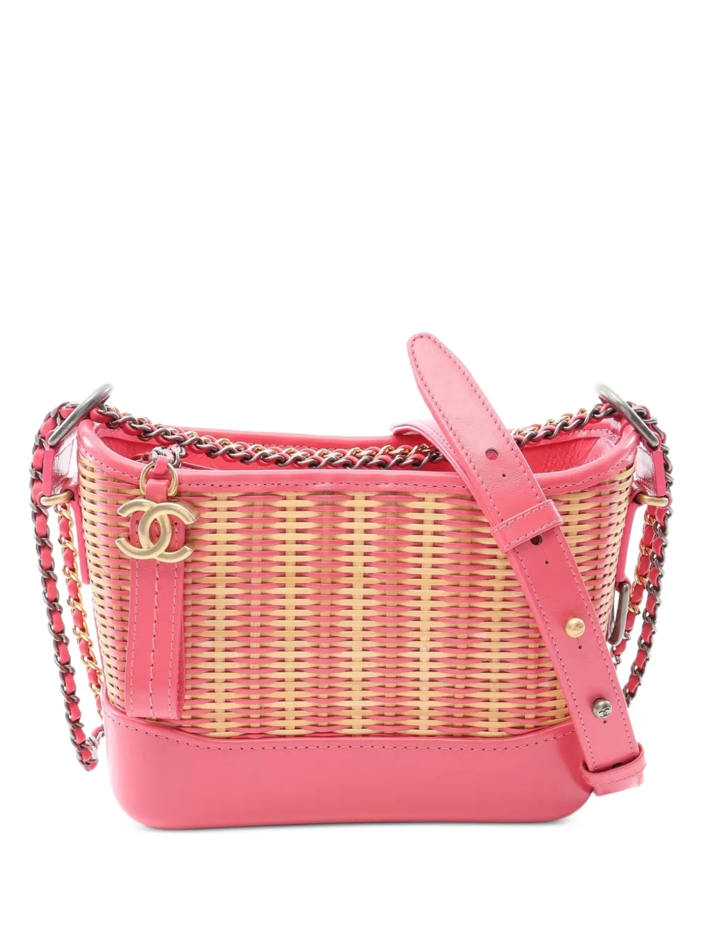 CHANEL Pre-Owned 2019 small Gabrielle hobo shoulder bag - Rosa