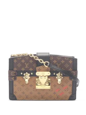 LOUIS VUITTON シルバー クラッチバッグ Louis Vuitton Pre-Owned 2021-2025 モノグラム リバース トランク