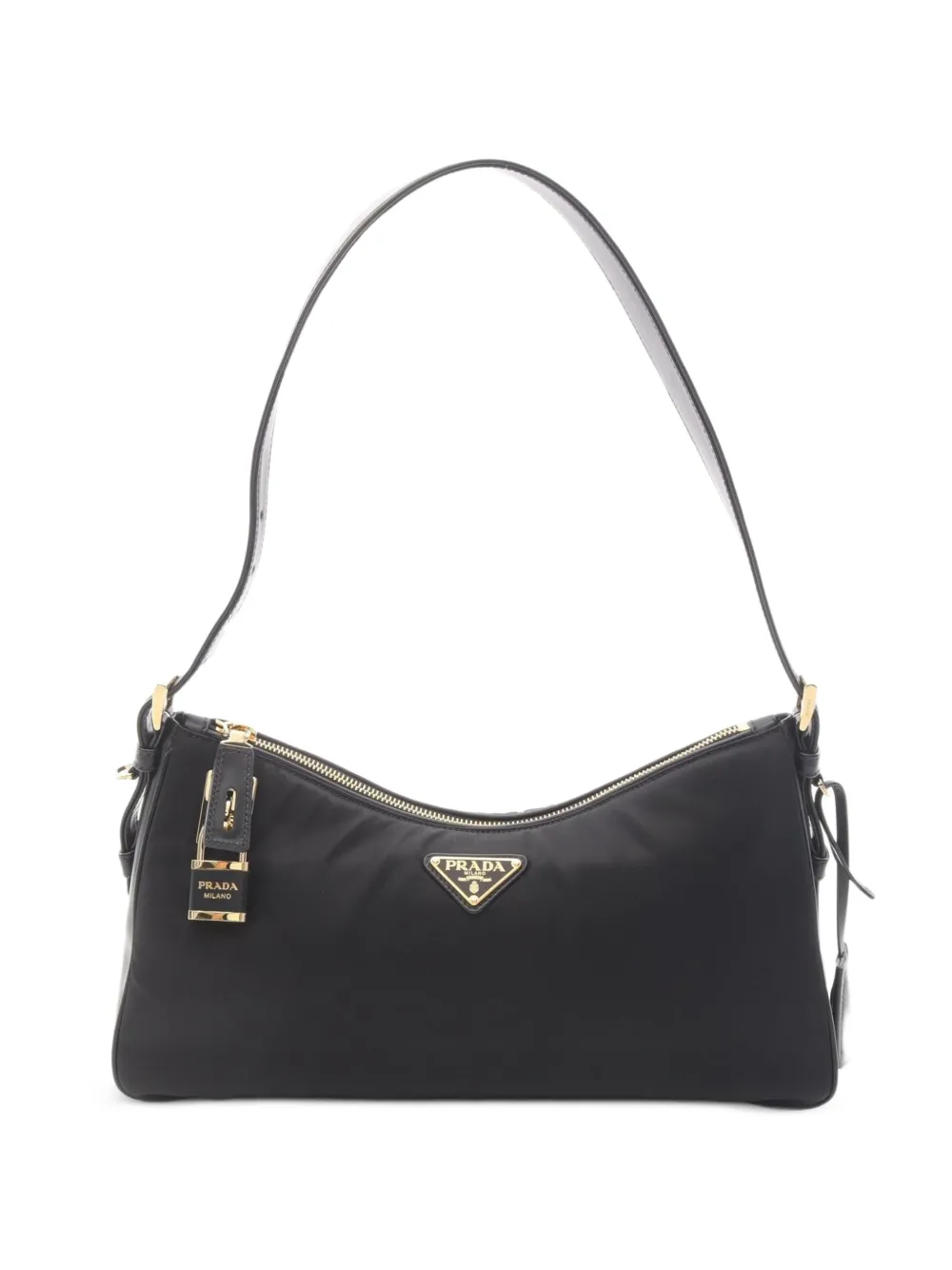 Prada Pre-Owned 2020s Tessuto Vitello shoulder bag - Nero