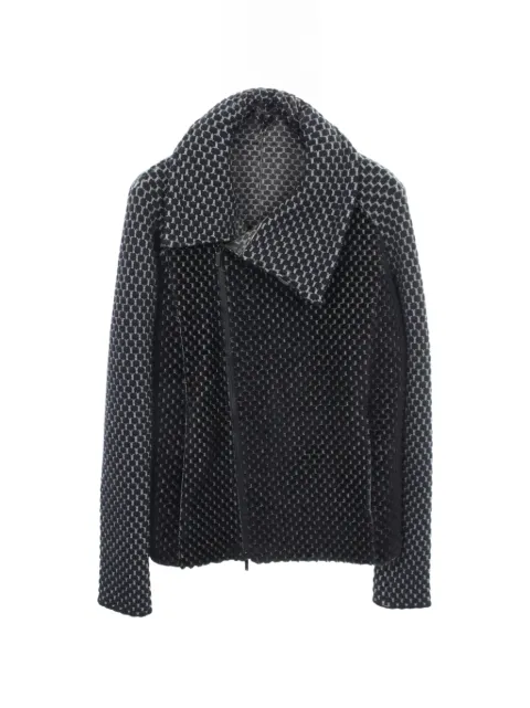 Emporio Armani Pre-Owned 2010s checkered jacquard jacket