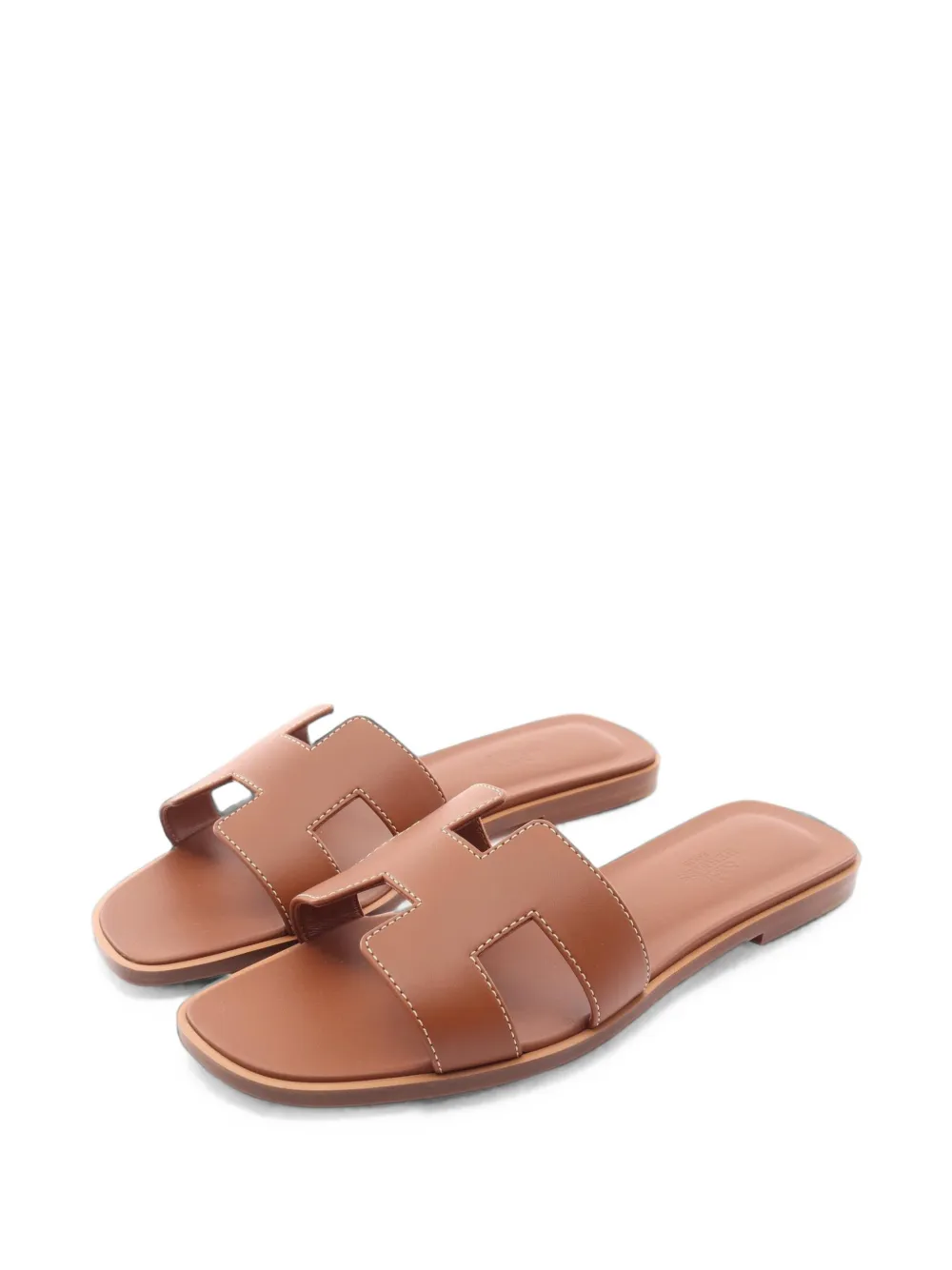Hermès Pre-Owned 2020s Oran sandals - Braun