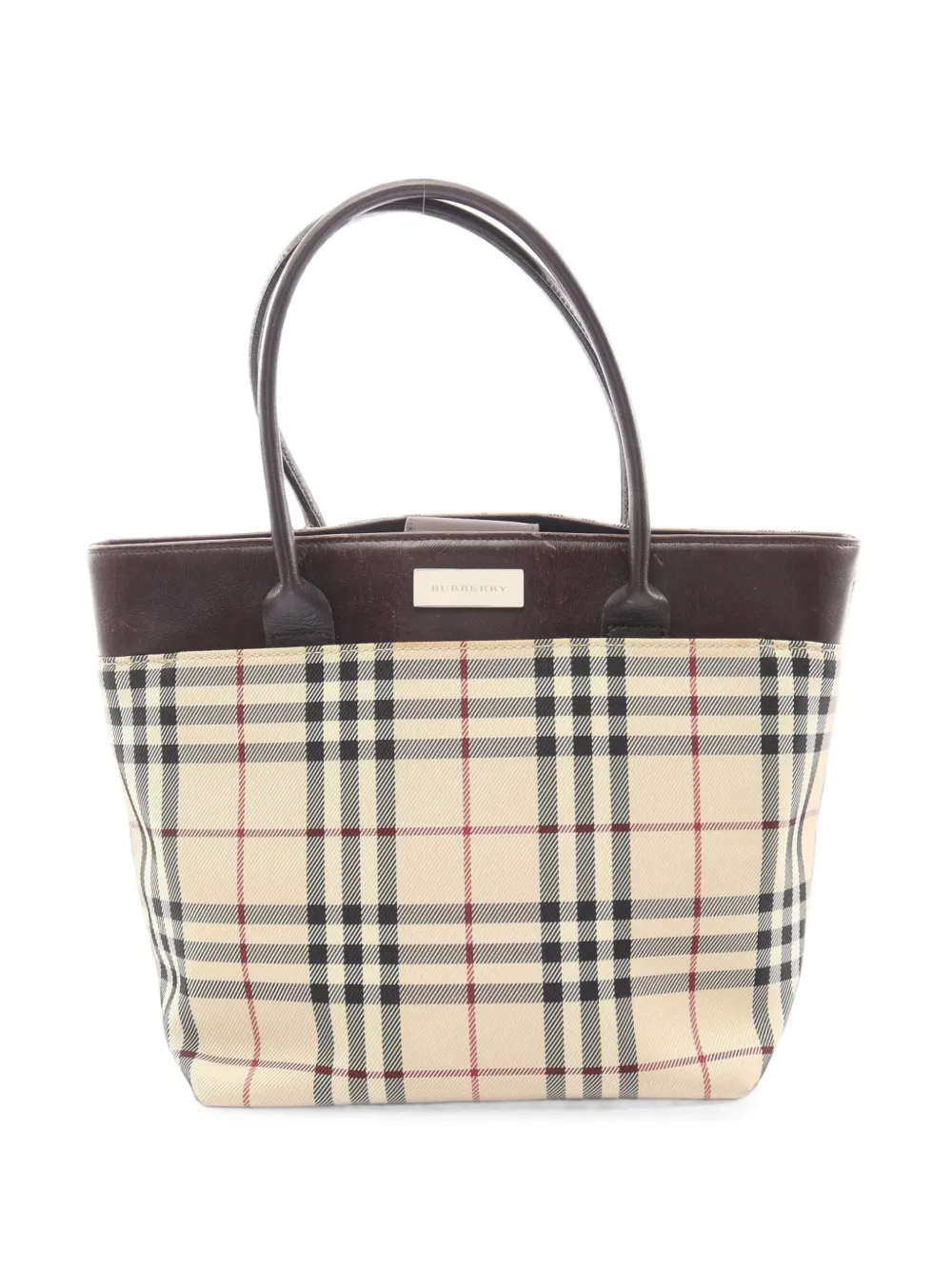 Burberry Pre-Owned 2000s Nova Check tote bag - Nude