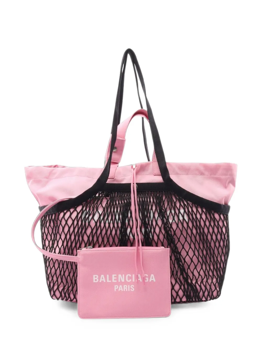 Balenciaga Pre-Owned 24 7 mesh tote bag - Rosa
