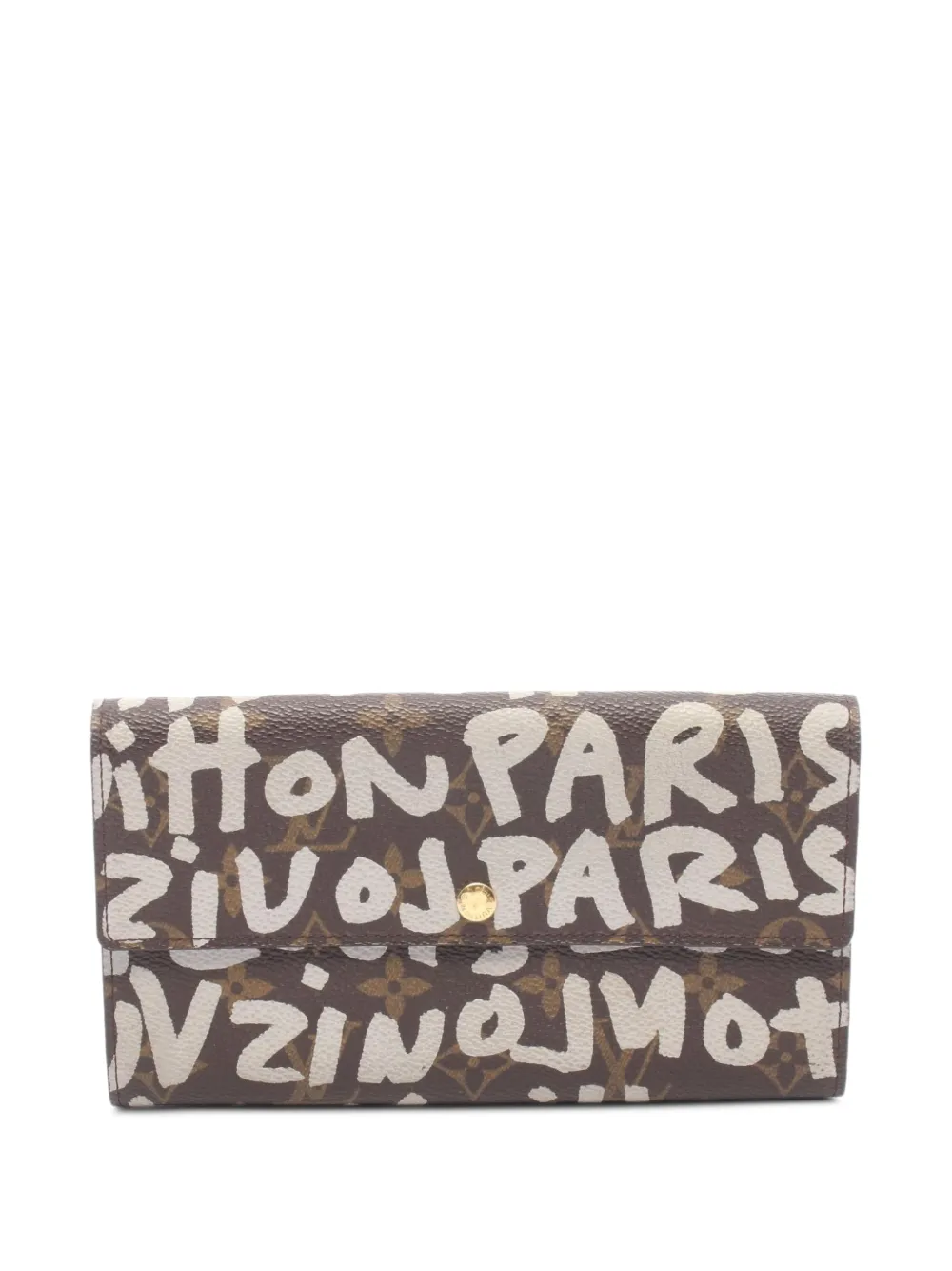 Louis Vuitton Pre-Owned 2001 Graffiti Monogram wallet - Brown