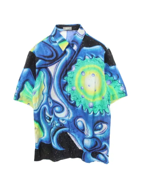Christian Dior Pre-Owned x Kenny Scharf 2010s short-sleeve shirt